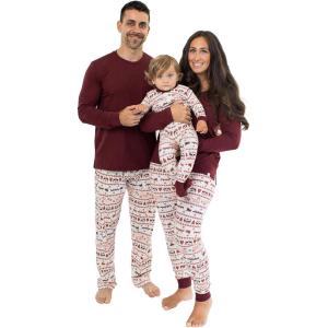 imageBurts Bees Baby and Family Matching Holiday Organic Cotton PajamasSeasons Greetings
