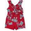 imageBurts Bees Baby Baby Girls Romper  100 Organic Cotton OnePiece Shortall Girl Outfit for Sizes Newborn to 24 MonthsJuly Floral