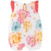 imageBurts Bees Baby Baby Girls Romper  100 Organic Cotton OnePiece Shortall Girl Outfit for Sizes Newborn to 24 MonthsSpring Peonies