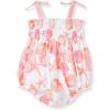 imageBurts Bees Baby Baby Girls Romper  100 Organic Cotton OnePiece Shortall Girl Outfit for Sizes Newborn to 24 MonthsSwirly Seashells