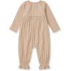 imageBurts Bees Baby babygirls Jumpsuit 100 Organic Cotton Onepiece Long Sleeve Quilted Outfit CoverallDelicate Doe Rib