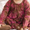 imageBurts Bees Baby babygirls Jumpsuit 100 Organic Cotton Onepiece Long Sleeve Quilted Outfit CoverallValley Flowers