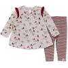 imageBurts Bees Baby Baby Girls Long Sleeve Top and Pant Set 100 Organic CottonSnowy Songbirds