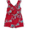 imageBurts Bees Baby Baby Girls Romper  100 Organic Cotton OnePiece Shortall Girl Outfit for Sizes Newborn to 24 MonthsJuly Floral