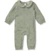 imageBurts Bees Baby babygirls Jumpsuit 100 Organic Cotton Onepiece Long Sleeve Quilted Outfit CoverallMarine Green