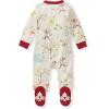 imageBurts Bees Baby Girls Organic Cotton Sleep and Play Footed Pajamas12 Days of Christmas
