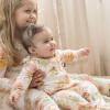 imageBurts Bees Baby Girls Organic Cotton Sleep and Play Footed PajamasFairy Floral