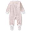 imageBurts Bees Baby Girls Organic Cotton Sleep and Play Footed PajamasIce Skates
