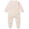 imageBurts Bees Baby Girls Organic Cotton Sleep and Play Footed PajamasPink Good Night Sky