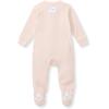 imageBurts Bees Baby Girls Organic Cotton Sleep and Play Footed PajamasPink Solid Rib