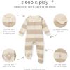 imageBurts Bees Baby Girls Organic Cotton Sleep and Play Footed PajamasStardust Bunnies