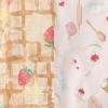 imageBurts Bees Baby Girls Organic Cotton Sleep and Play Footed PajamasWaffle  Cheesecake