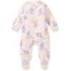 imageBurts Bees Baby Girls Organic Cotton Sleep and Play Footed PajamasYogi Elephants