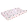 imageBurts Bees Baby  Changing Pad Cover 100 Organic Jersey Cotton Changing Pad Liner for Standard 16 x 32 Inch Changing MatsFlorals