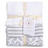imageBurts Bees Baby  HM25785  Swaddles Muslin Cotton Baby Blankets 3Pack 47quot x 47quot Multipurpose Lightweight ampamp Breathable 100 Organic Cotton Dottie Bee