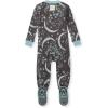 imageBurts Bees Baby babyboys Sleeper Pjs 100 Organic Cotton Onepiece Footie Zip Up Jumpsuit Snug Fit PajamasCelestial Moon