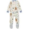 imageBurts Bees Baby babyboys Sleeper Pjs 100 Organic Cotton Onepiece Footie Zip Up Jumpsuit Snug Fit PajamasOut in the Alps