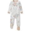 imageBurts Bees Baby babyboys Sleeper Pjs 100 Organic Cotton Onepiece Footie Zip Up Jumpsuit Snug Fit PajamasMaking Music