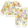 imageBurts Bees Baby Baby Girls Top and Pant Set Tunic and Leggings Bundle 100 Organic CottonFoliage Floral