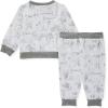 imageBurts Bees Baby babyboys Shirt and Pant Set Long Sleeve Top ampamp Bottom Outfit Bundle 100 Organic CottonBunny Toile