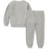 imageBurts Bees Baby babyboys Shirt and Pant Set Long Sleeve Top ampamp Bottom Outfit Bundle 100 Organic CottonHeather Grey Thermal
