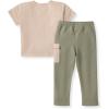 imageBurts Bees Baby babyboys Shirt and Pant Set Long Sleeve Top ampamp Bottom Outfit Bundle 100 Organic CottonSoft Mocha