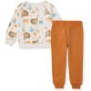 imageBurts Bees Baby babyboys Shirt and Pant Set Long Sleeve Top ampamp Bottom Outfit Bundle 100 Organic CottonTurkey Time
