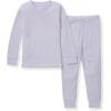 imageBurts Bees Baby Honeysoft Waffle Thermal Pajamas  Organic Cotton ampamp Lyocell Blend Breathable Buttery Soft Snug Fit Sizes 12M12Y Purple Lilac