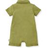 imageBurts Bees Baby babyboys Polo Rompers 100 Organic Cotton Onepiece Coverall and Layette SetIguana Polo