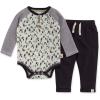 imageBurts Bees Baby Unisex Bodysuit and Pant Set 100 Organic CottonGrowing Pines