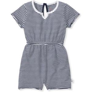 imageBurts Bees Baby Baby Girls Romper 100 Organic Cotton Onepiece Shortall and Layette Set Girl OutfitClassic Stripe