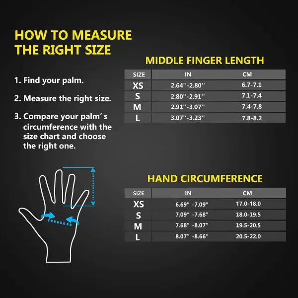 ihuan Workout Gloves for Men Full-Finger: Weight Lifting Gloves for Men, Gym Lifting Gloves Full Hand Gloves for Weightlifting, Deadlift