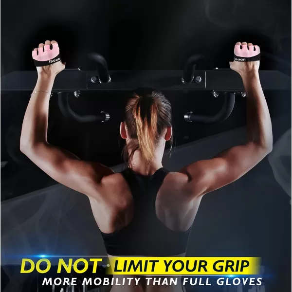 ihuan New Weight Lifting Gym Workout Gloves Men &amp; Women, Partial Glove Just for The Calluses Spots, Great for Weightlifting, Exercise, Training, Fitness