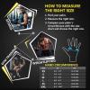imageihuan Breathable Weight Lifting Gloves Fingerless Workout Gym Wrist Support  Enhance Palm Protection  Extra Grip for Fitness Training  Rowing  Pullupsblack