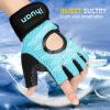 imageihuan Breathable Weight Lifting Gloves Fingerless Workout Gym Wrist Support  Enhance Palm Protection  Extra Grip for Fitness Training  Rowing  Pullupsgreen
