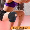imageihuan Knee Braces for Knee Pain Women Men  Open Patella Knee Compression Sleeve with Adjustable Straps for Working Out Knee Support with Side Stabilizers for Meniscus Tear MCL ACL ArthritisBlack
