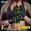 imageihuan Ventilated Weight Lifting Gym Workout Gloves with Wrist Wrap Support for Men ampamp Women Full Palm Protection for Weightlifting Training Fitness Hanging Pull upsDark green