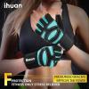 imageihuan Ventilated Weight Lifting Gym Workout Gloves with Wrist Wrap Support for Men ampamp Women Full Palm Protection for Weightlifting Training Fitness Hanging Pull upsGreen
