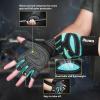 imageihuan Ventilated Weight Lifting Gym Workout Gloves with Wrist Wrap Support for Men ampamp Women Full Palm Protection for Weightlifting Training Fitness Hanging Pull upsGreen