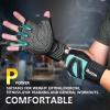 imageihuan Ventilated Weight Lifting Gym Workout Gloves with Wrist Wrap Support for Men ampamp Women Full Palm Protection for Weightlifting Training Fitness Hanging Pull upsGreen