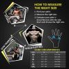 imageihuan Ventilated Weight Lifting Gym Workout Gloves with Wrist Wrap Support for Men ampamp Women Full Palm Protection for Weightlifting Training Fitness Hanging Pull upsBlack