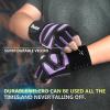 imageihuan Ventilated Weight Lifting Gym Workout Gloves with Wrist Wrap Support for Men ampamp Women Full Palm Protection for Weightlifting Training Fitness Hanging Pull upsPurple