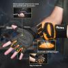 imageihuan Ventilated Weight Lifting Gym Workout Gloves with Wrist Wrap Support for Men ampamp Women Full Palm Protection for Weightlifting Training Fitness Hanging Pull upsOrange