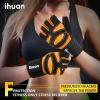 imageihuan Ventilated Weight Lifting Gym Workout Gloves with Wrist Wrap Support for Men ampamp Women Full Palm Protection for Weightlifting Training Fitness Hanging Pull upsOrange