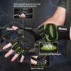 imageihuan Ventilated Weight Lifting Gym Workout Gloves with Wrist Wrap Support for Men ampamp Women Full Palm Protection for Weightlifting Training Fitness Hanging Pull upsDark green