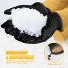 imageihuan Winter Waterproof Ski Gloves Men Women Snow Warm Cycling Cold Weather Driving Biking RunningBlack