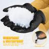 imageihuan Winter Waterproof Ski Gloves Men Women Snow Warm Cycling Cold Weather Driving Biking RunningBlack