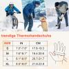 imageihuan Winter Waterproof Ski Gloves Men Women Snow Warm Cycling Gloves Cold Weather Driving Biking Running