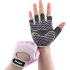 imageihuan Huan Lightweight Breathable Workout Gloves Partition Palm Protection Gym  Enhance Grip Weight Lifting for Exercise  Fitness  Cycling Men ampamp Womenpink