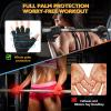 imageihuan New Breathable Workout Gloves for Women ampamp Men  No More Sweaty ampamp Full Palm Protection Gym Exercise Cycling Fitness Weightlifting Pullups Deadlifting RowingBlack